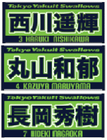 漢字ジャガードフェイスタオル グリーン